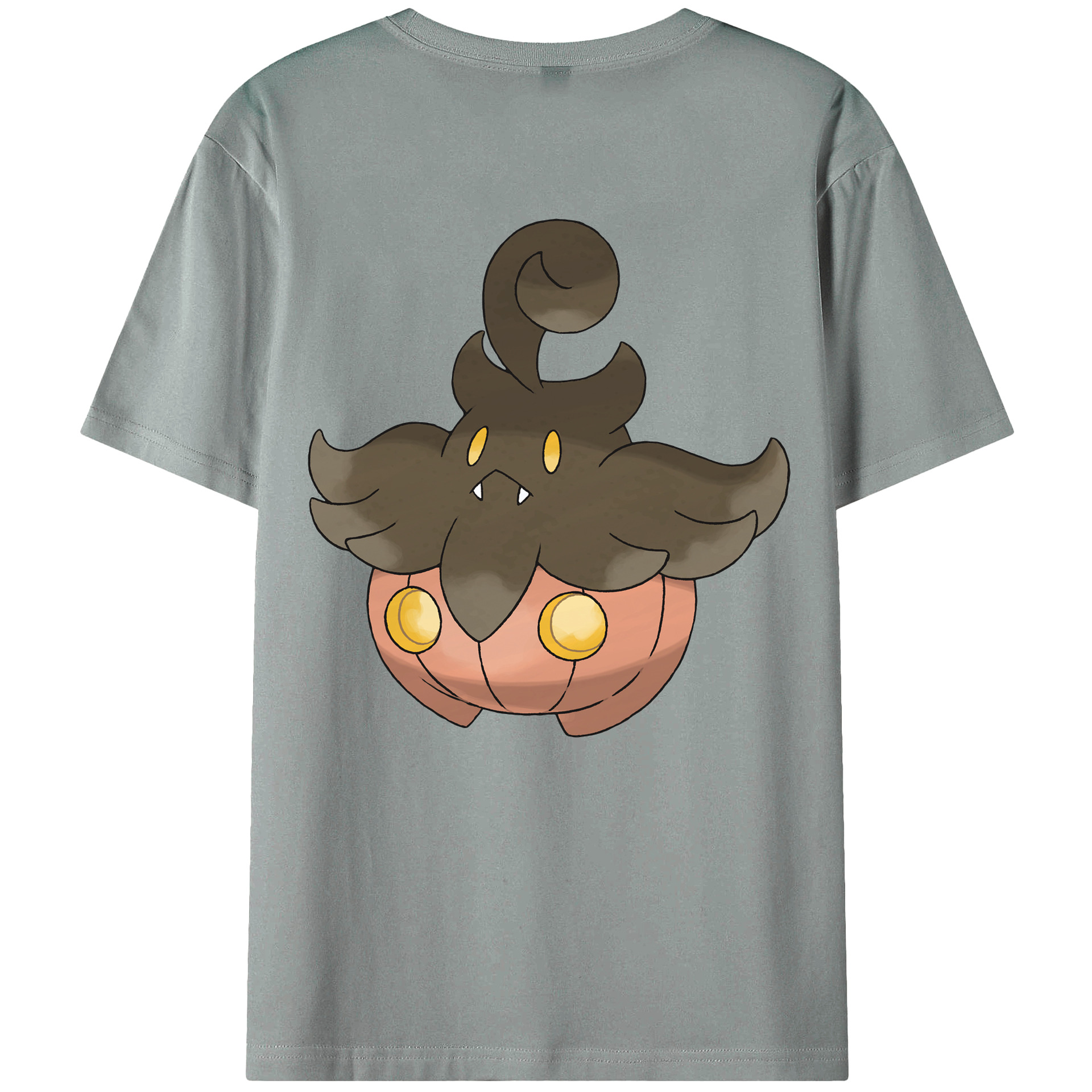 （画像用） ポケットモンスター Pokémon 綿100％ メンズ半袖Tシャツ（バックプリント） 通気性
